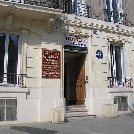 Hotel De La Cathedrale Reims Exterior foto