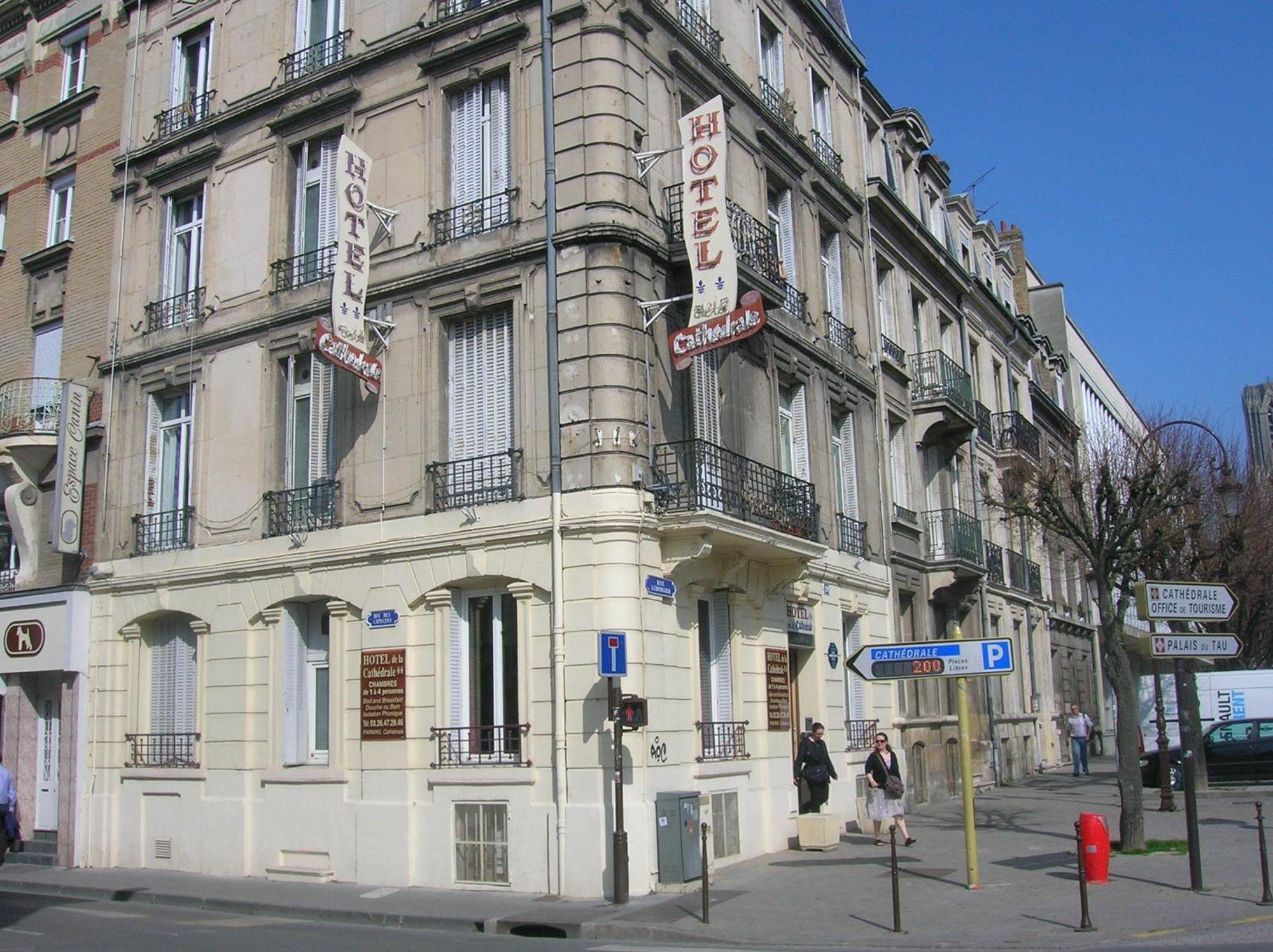 Hotel De La Cathedrale Reims Exterior foto